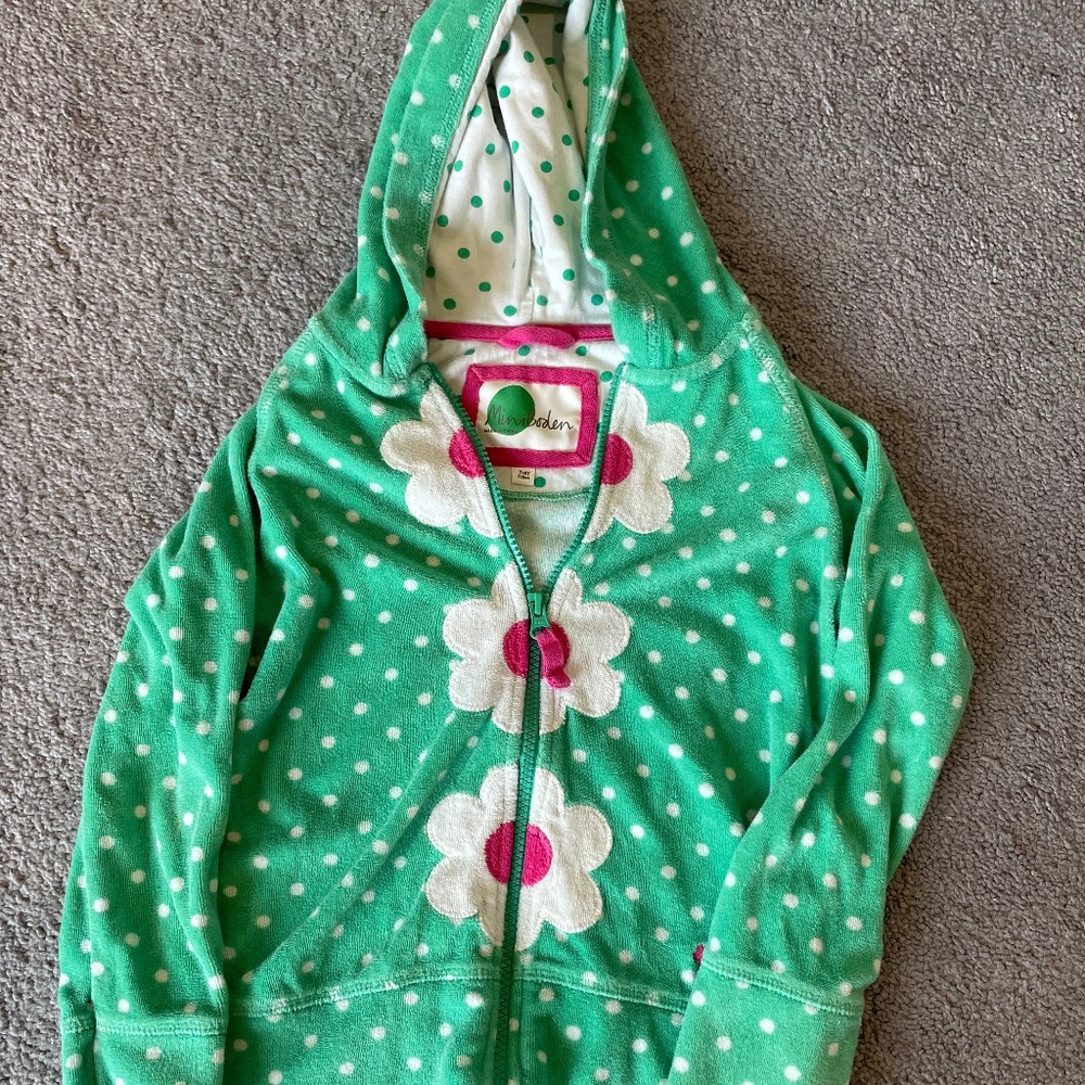 Mini Boden Beach Zip Up